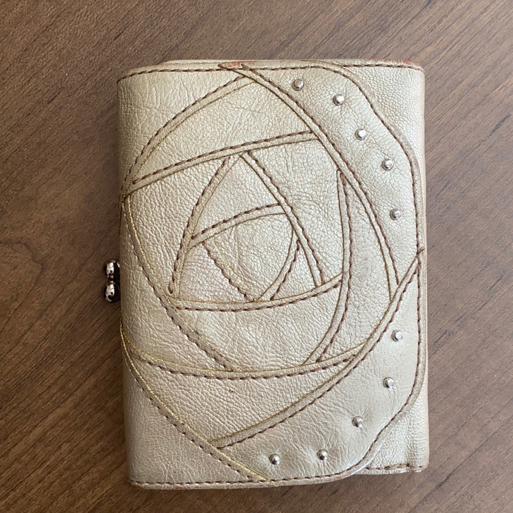 Anna sui leather wallet